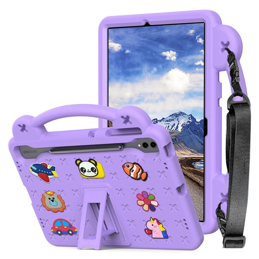 갤럭시탭 S9 FE 플러스 케이스 범퍼 유아 키즈 에바폼 애니멀비츠 스카이, 탭 S9 FE+/S9+ 상세 이미지 2