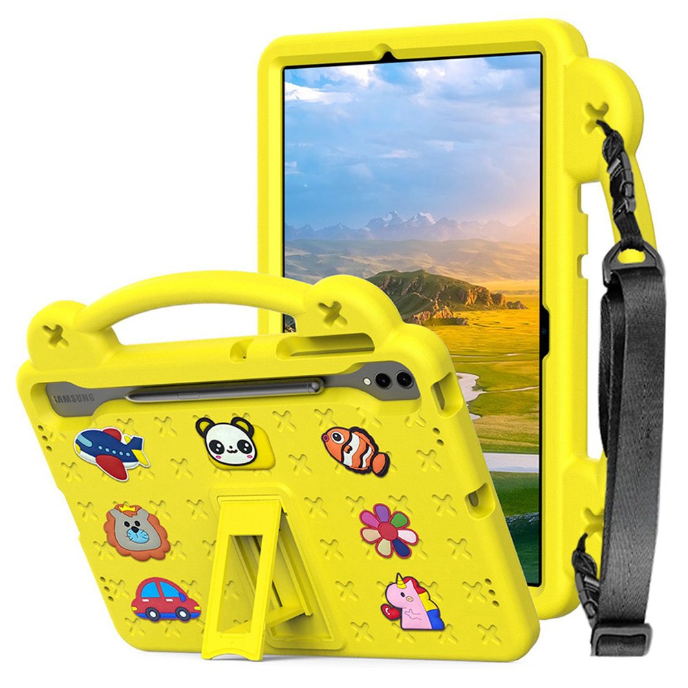 갤럭시탭 S9 FE 플러스 케이스 범퍼 유아 키즈 에바폼 애니멀비츠 스카이, 탭 S9 FE+/S9+ 상세 이미지 1