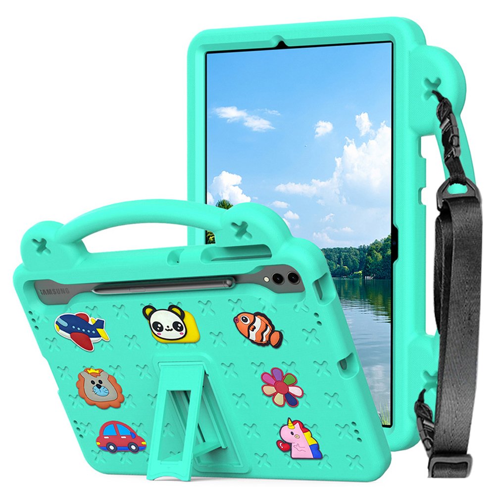 갤럭시탭 S9 FE 플러스 케이스 범퍼 유아 키즈 에바폼 애니멀비츠 스카이, 탭 S9 FE+/S9+ 상세 이미지 2