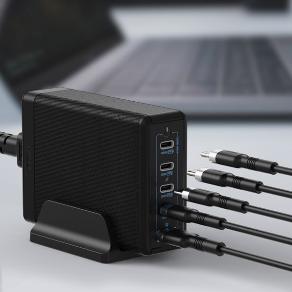 USB PD 228W PPS GaN 접지 멀티 초고속 충전기 GE510 화이트 상세 이미지 2