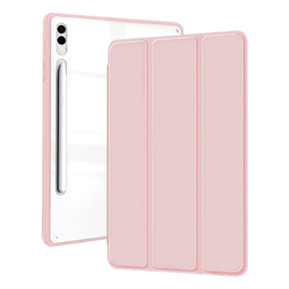 갤럭시탭 S9 FE 플러스 케이스 S펜수납 투명 그라드 로즈핑크, 탭 S9 FE+/S9+ 상세 이미지 1