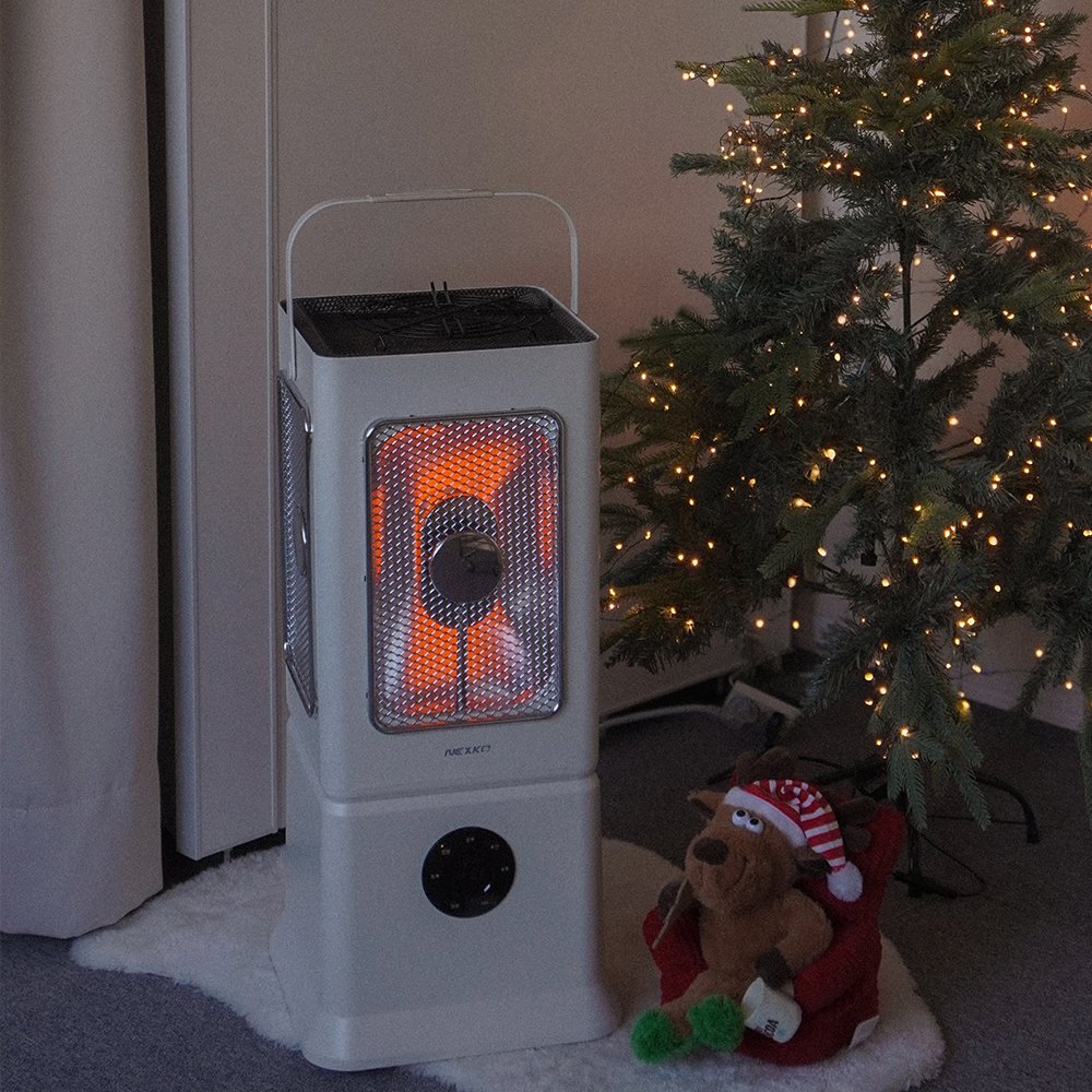 넥스코 오방난로 가정용 전기히터 사무실 하이라이트 전기난로 난방기 상세 이미지 2