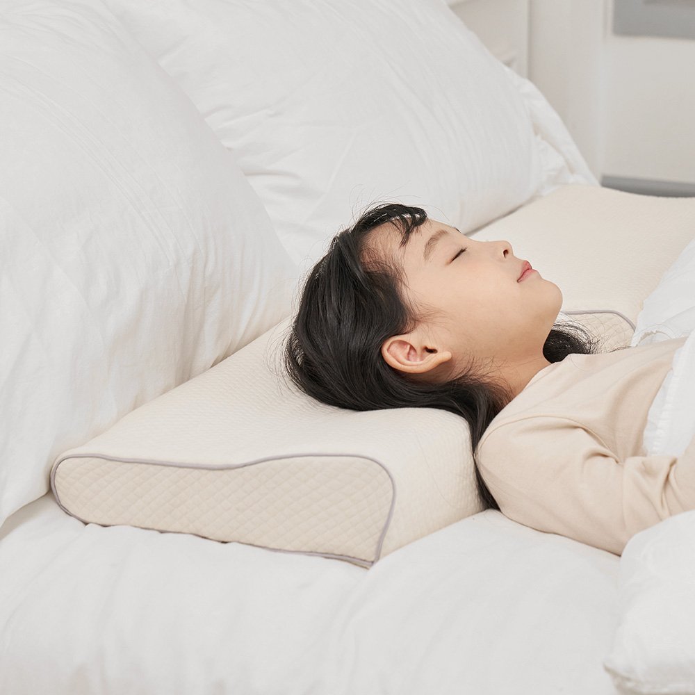 꿀잠 어린이 수면 라텍스베개 낮은베개 6세 이상 권장 상세 이미지 2