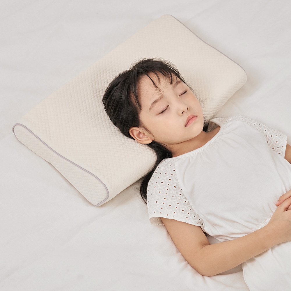 꿀잠 어린이 수면 라텍스베개 낮은베개 6세 이상 권장 상세 이미지 1