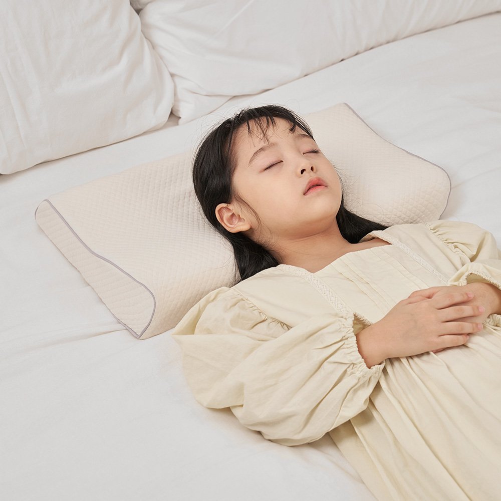 꿀잠 어린이 수면 라텍스베개 낮은베개 6세 이상 권장 상세 이미지 2