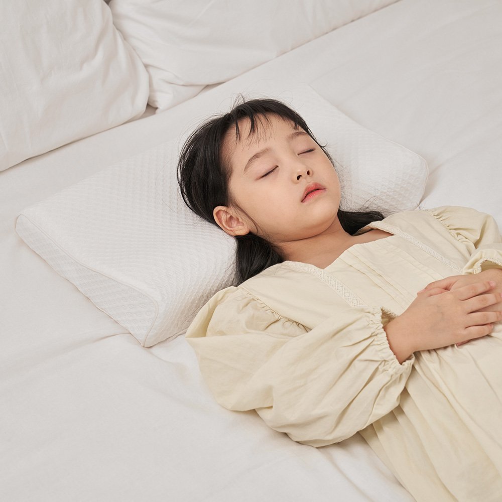 꿀잠 어린이 수면 라텍스베개 낮은베개 6세 이상 권장 상세 이미지 1