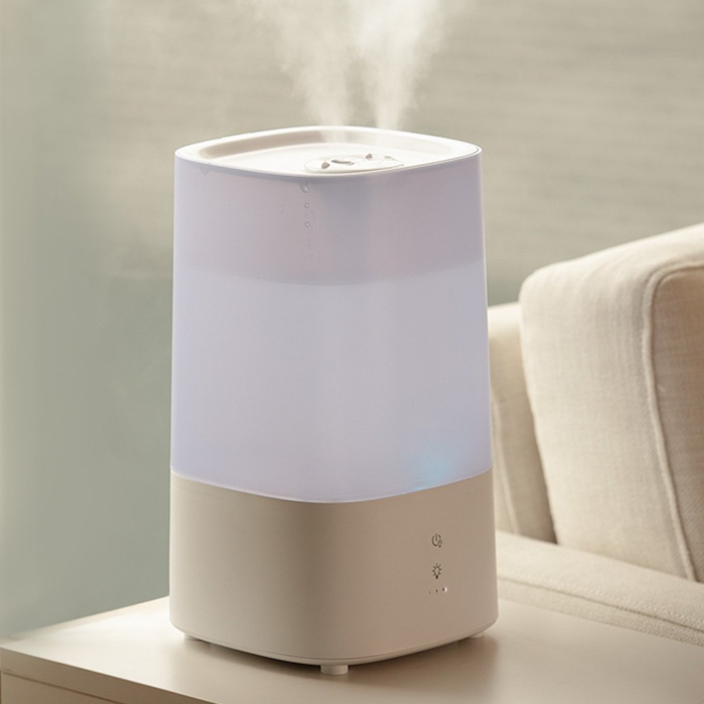 디큐브 4L 무소음 가습기 사무실 원룸 필터없는 대형 가습기 거실 침대 통세척 비염 상세 이미지 2