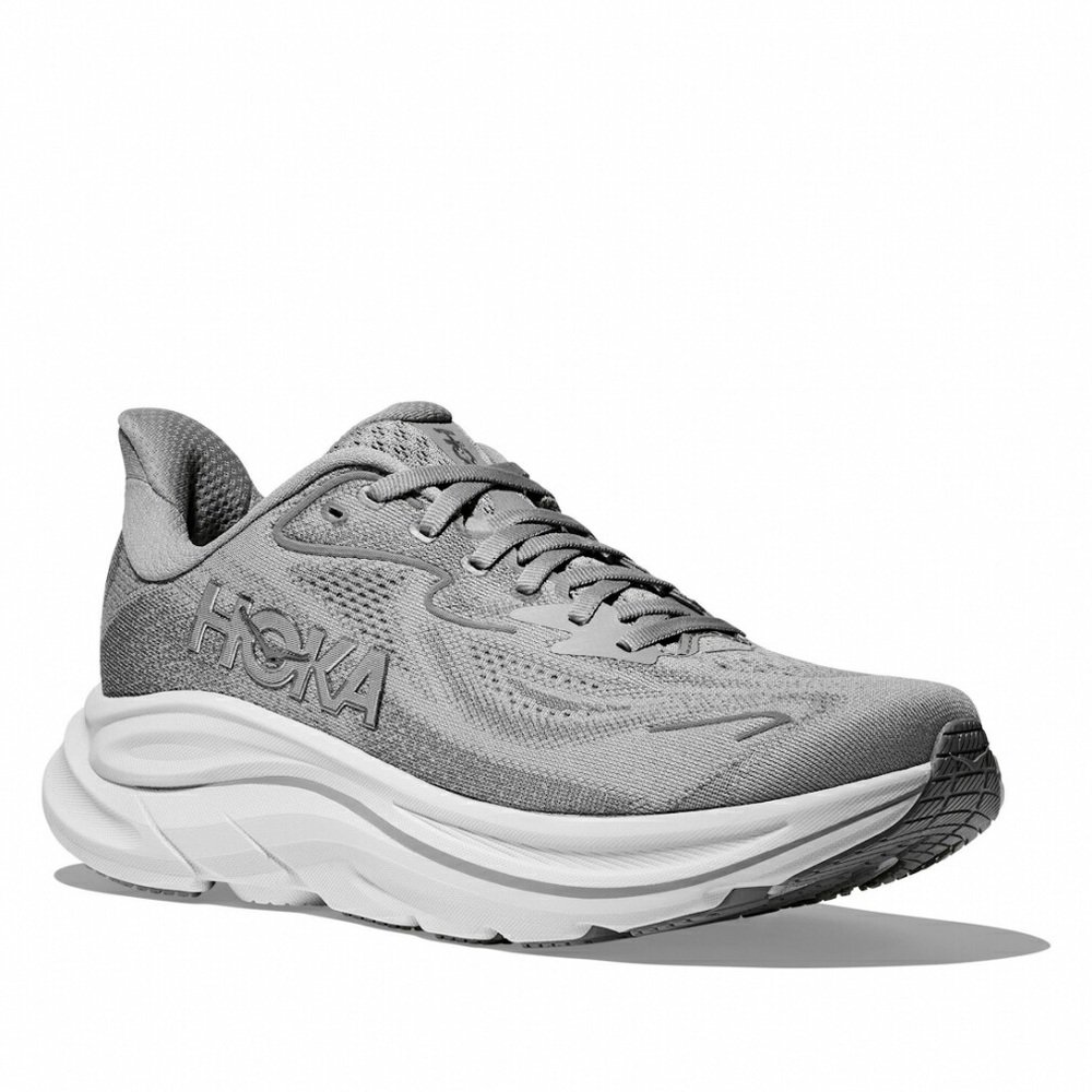 호카 클리프톤 10 런닝화 마라톤화 여성 와이드 그레이 1162050 상세 이미지 1