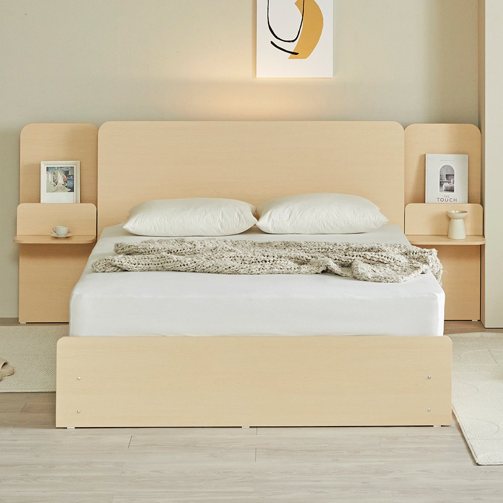 (희망일배송)토토 LED 수납침대 호텔 슬라이딩 서랍형 침대 프레임 퀸Q 상세 이미지 1