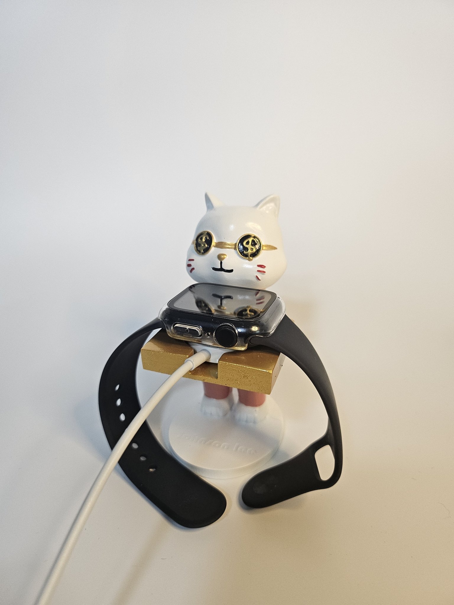 애플워치 충전독 충전기 스탠드 거치대 갤럭치워치 호환 워치주세요 고양이 상세 이미지 1