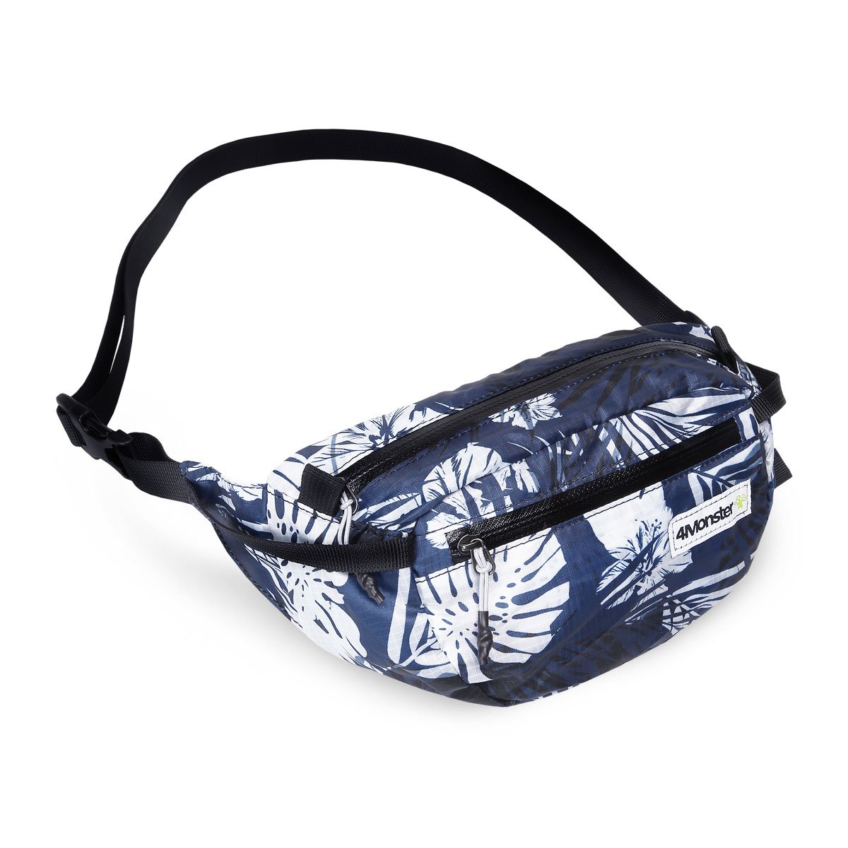 폴딩힙팩 2L 초경량 힙팩 힙색 하와이안블루 상세 이미지 2