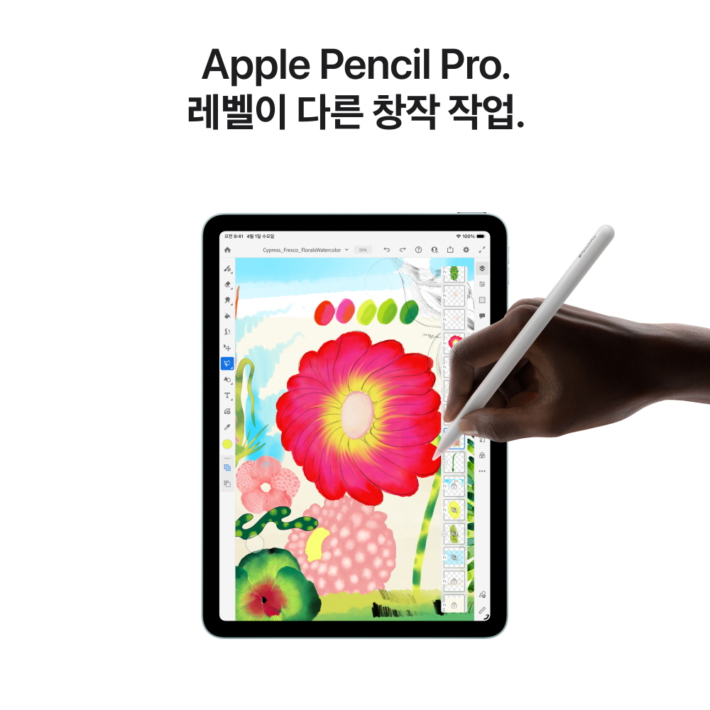 (1차예약) 애플 아이패드 에어 13 M4 셀룰러 1TB 퍼플 MH9V4KH/A 상세 이미지 2