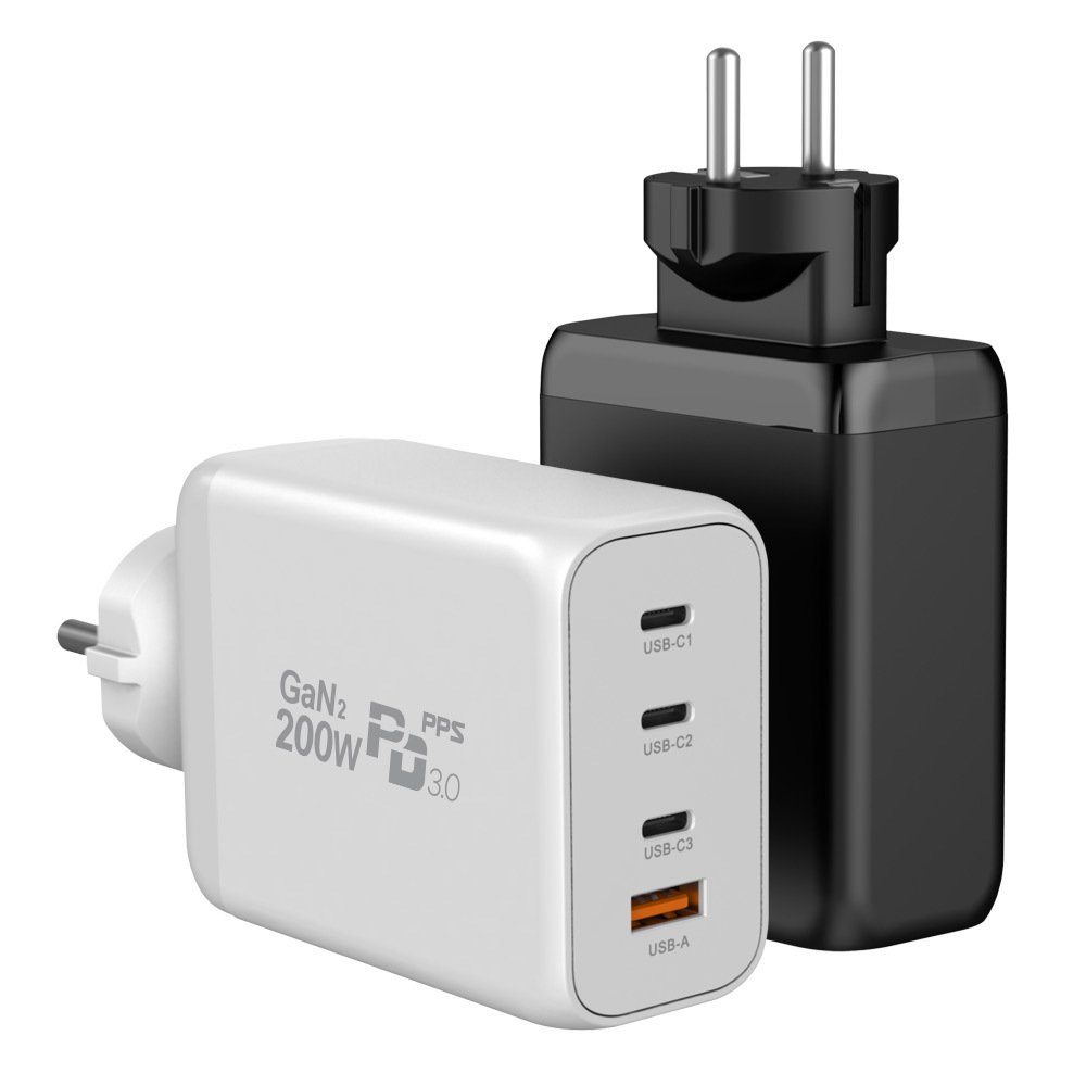 USB PD PPS C타입 GAN2 노트북 맥북 아이폰 200W 접지 멀티 초고속 충전기 상세 이미지 1