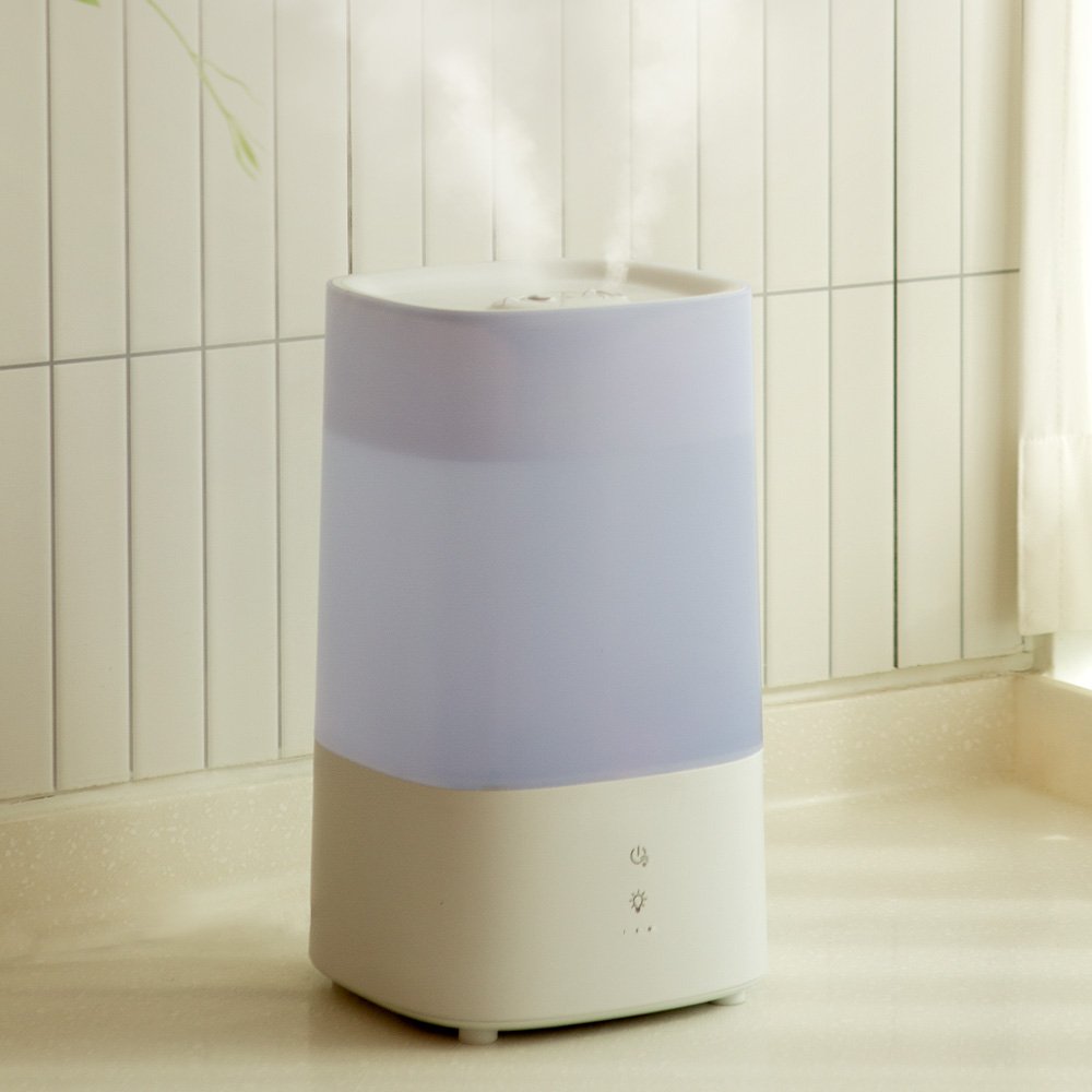 디큐브 4L 무소음 가습기 사무실 원룸 필터없는 대형 가습기 거실 침대 통세척 비염 상세 이미지 2