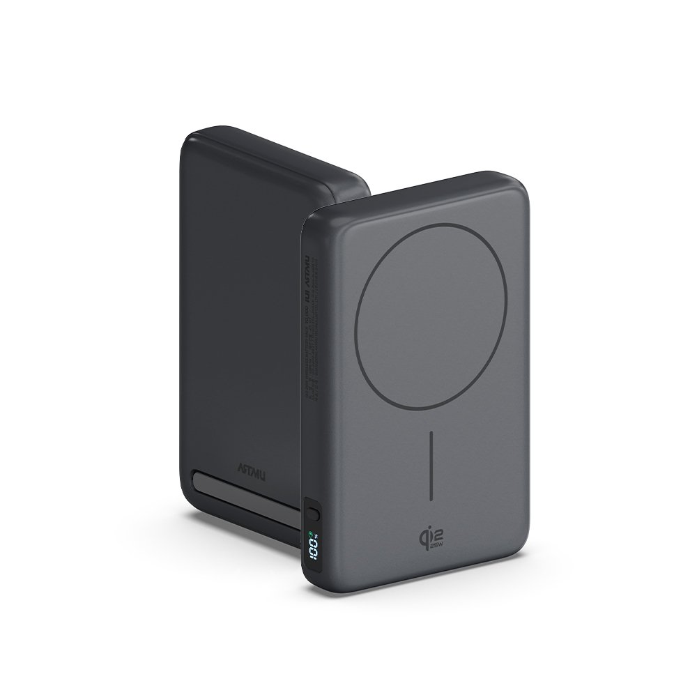 Qi2 25W 맥세이프 초고속 무선 보조배터리 QB610 10000mAh, 그레이 상세 이미지 2