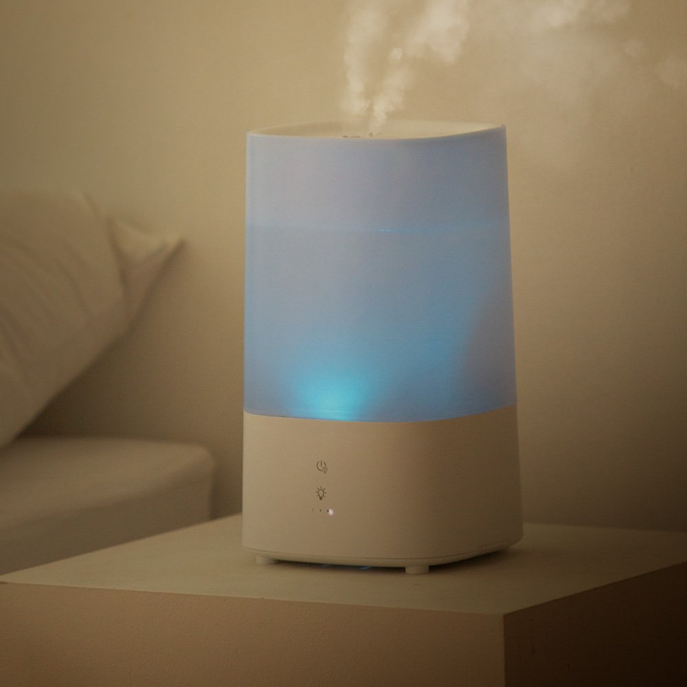 디큐브 4L 무소음 가습기 사무실 원룸 필터없는 대형 가습기 거실 침대 통세척 비염 상세 이미지 2