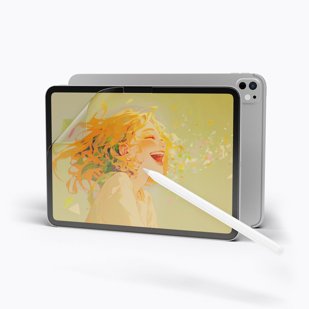 아이패드 프로 11 M4 지니비 사각사각 MAX 종이질감필름 아이패드 프로 28.2cm(11인치) M4 5세대, 1매입 상세 이미지 2