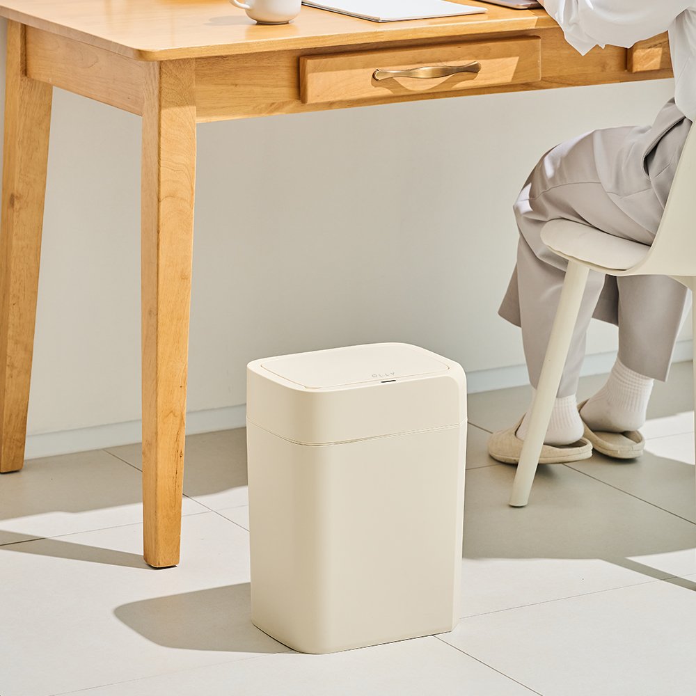 올리 센서휴지통 스마트쓰레기통 자동센서 미니 대형 12L 16L 1+1 상세 이미지 2