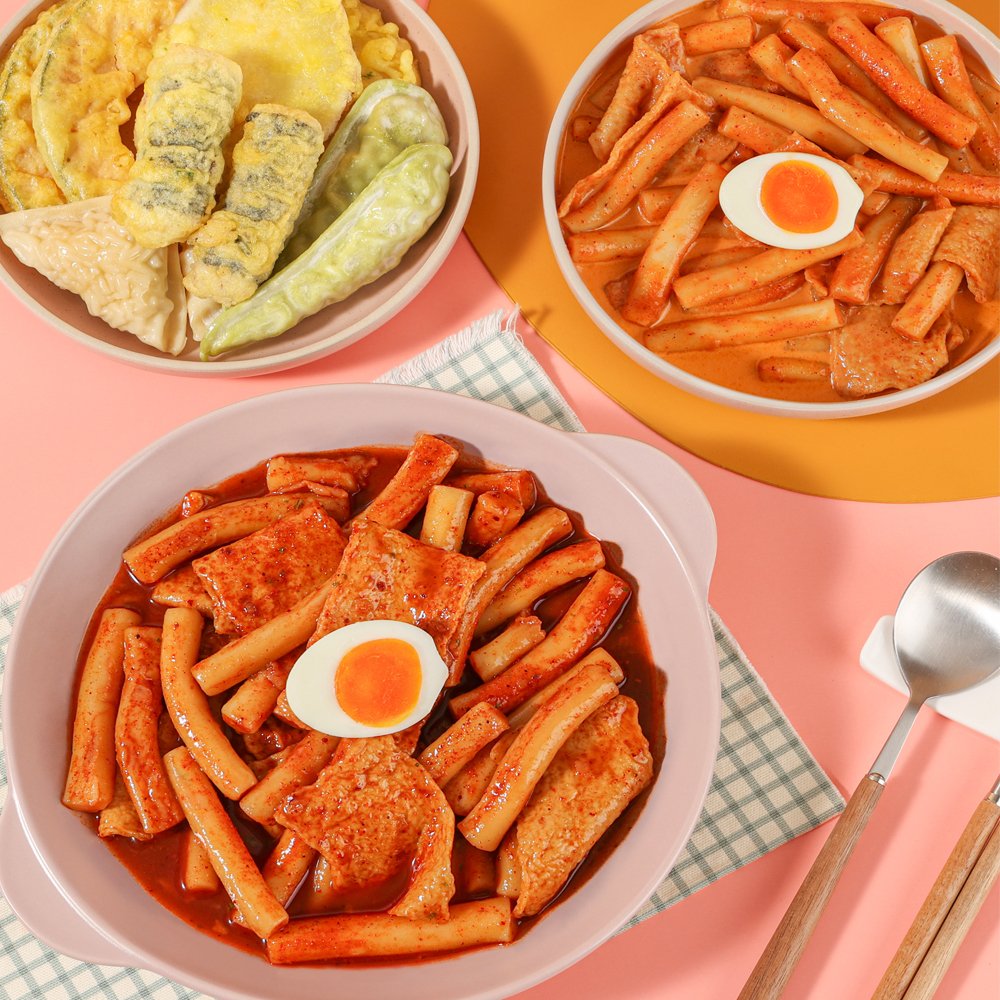 국물떡볶이 230g 4인분 냉동 밀떡볶이 어묵 없음 (총920g) 상세 이미지 1