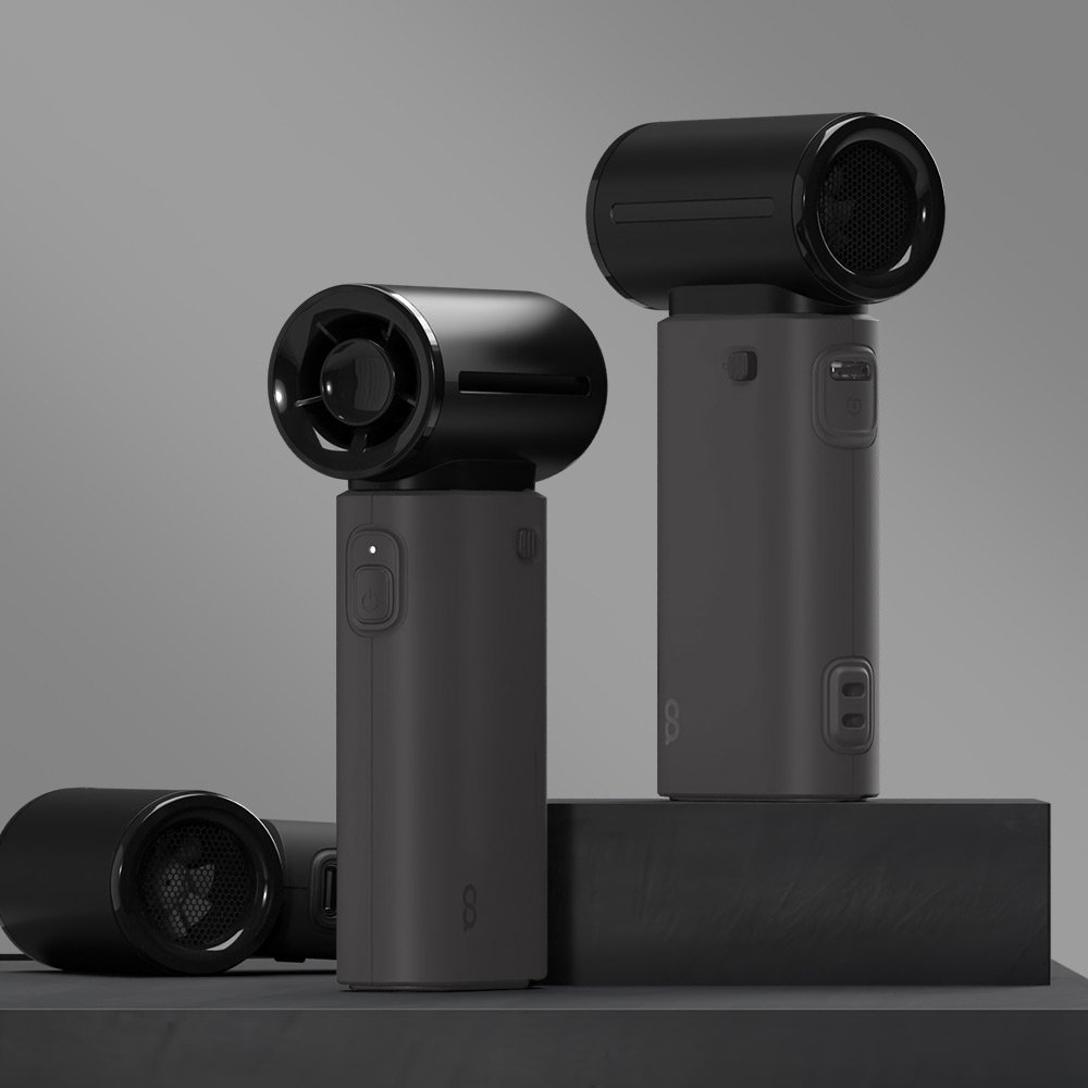 오아 슈퍼젯 휴대용 BLDC 초강력 미니 손 선풍기 캠핑에어건 핸디 핸드 손풍기 상세 이미지 1