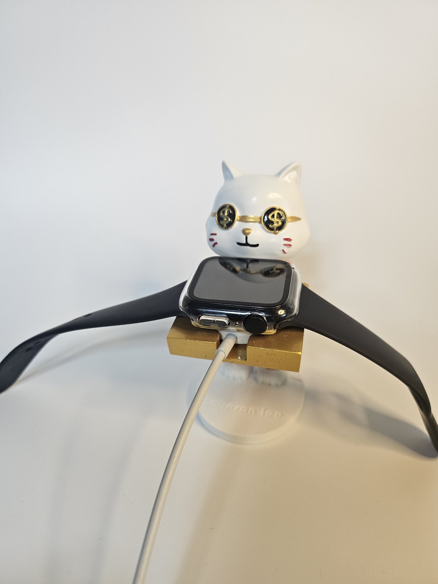 애플워치 충전독 충전기 스탠드 거치대 갤럭치워치 호환 워치주세요 고양이 상세 이미지 2