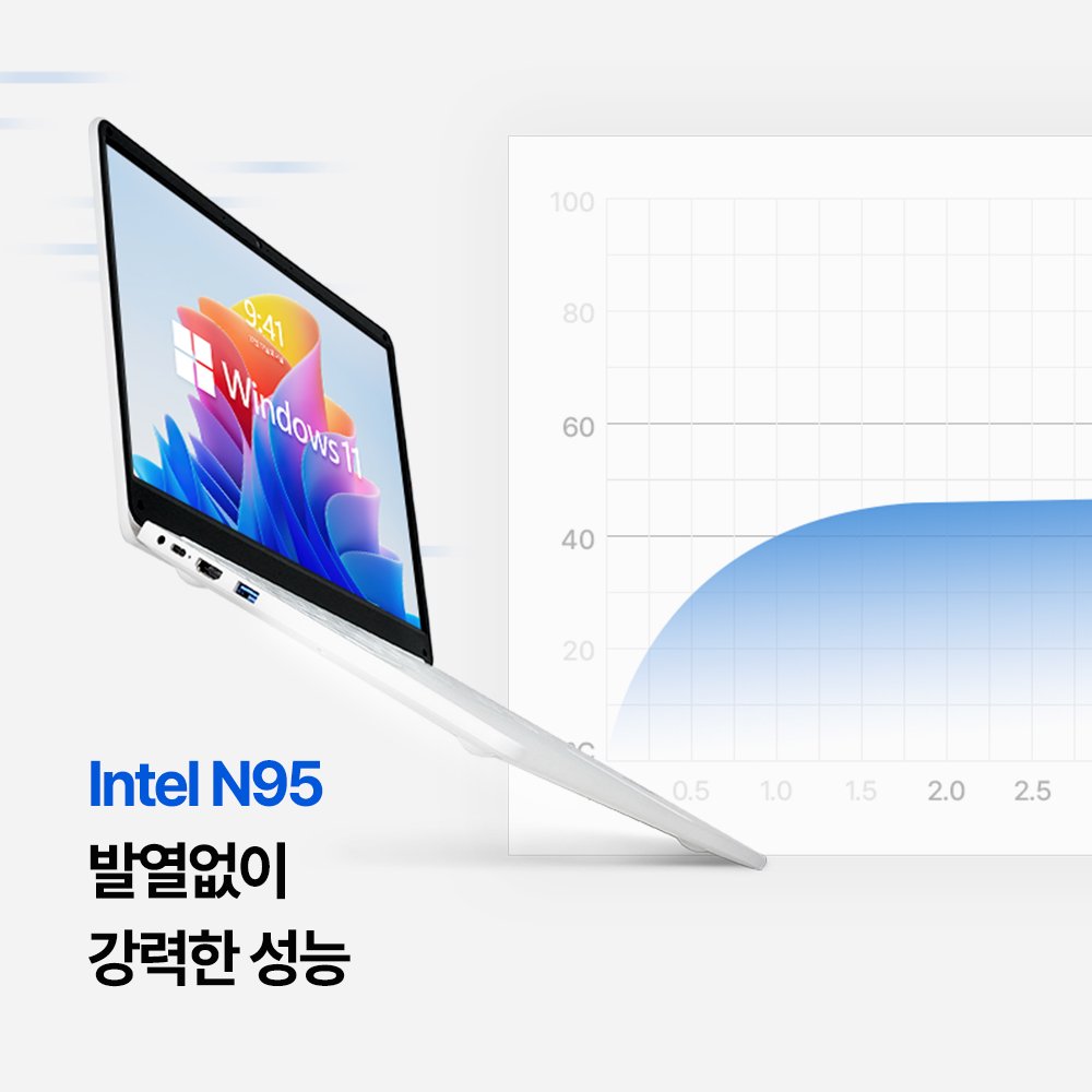 베이직북14 사무용 가벼운 노트북 인강용 업무용 초경량 윈도우11 16GB/512GB 상세 이미지 2