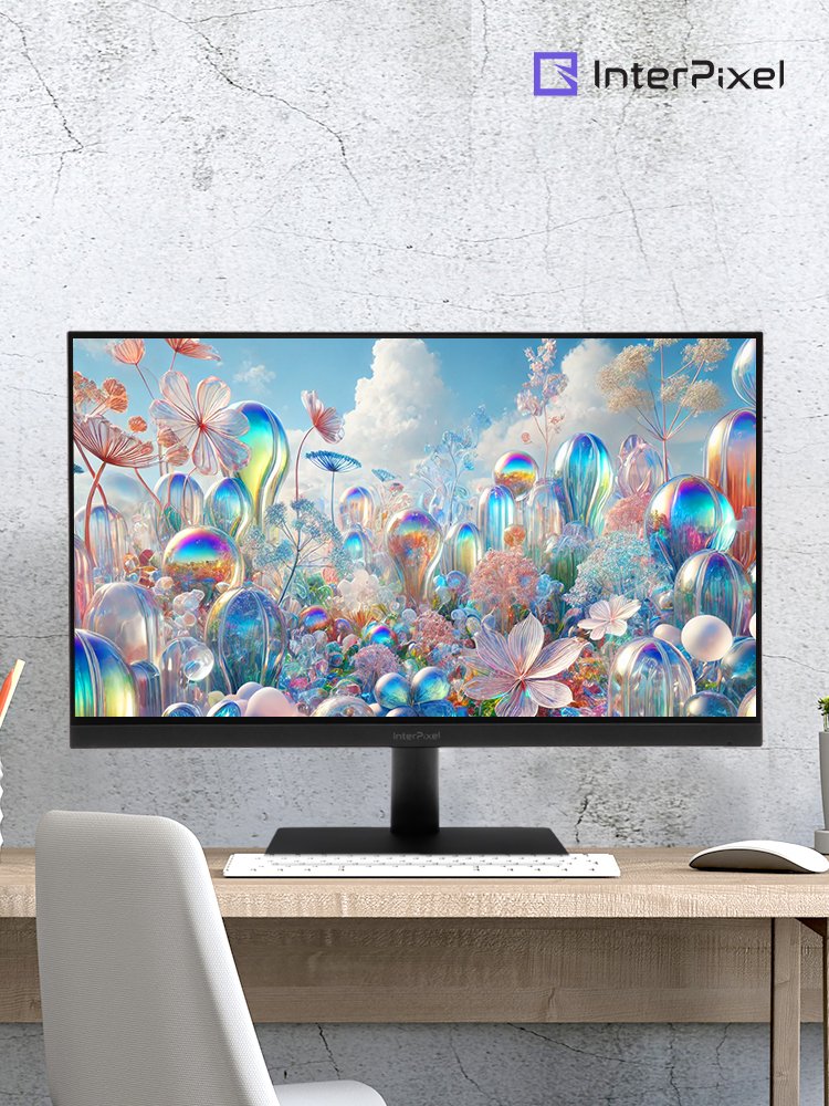 인터픽셀 IP2432 FHD IPS 120Hz 멀티포트 사무용 모니터 59~61cm(24인치), 일반 상세 이미지 1